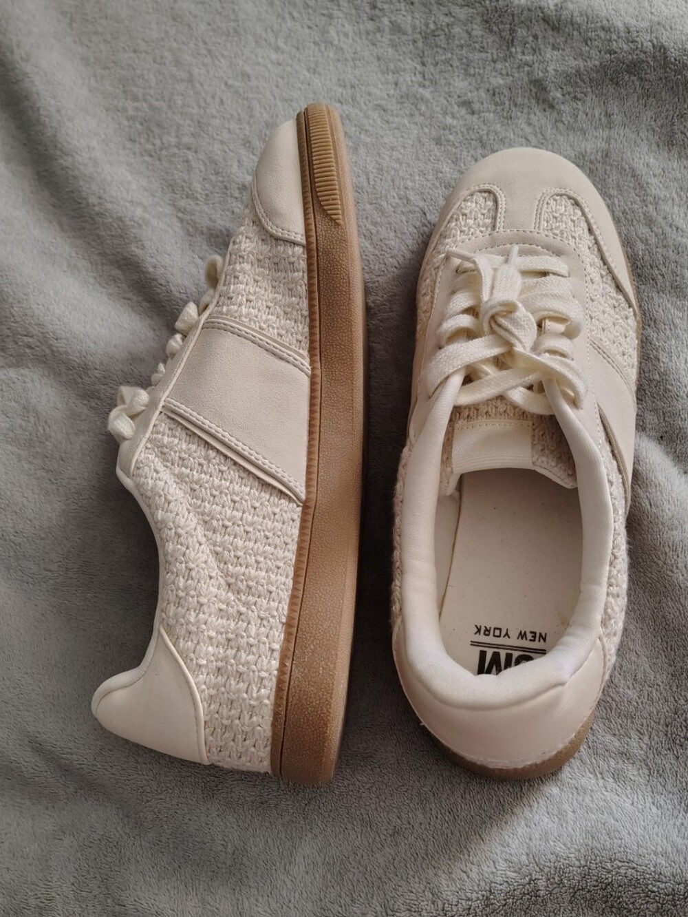 SM New York Womens Size 9 Crochet Stitch Style Wedding Bride Bridesmaid Shoes